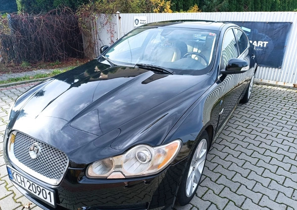 Jaguar XF cena 29950 przebieg: 199500, rok produkcji 2008 z Olkusz małe 352